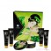 COFFRET DE MASSAGE SHUNGA SECRETS GEISHA THE VERT