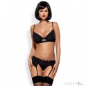 ENSEMBLE 3 PIECES NOIR GRETIA OBSESSIVE