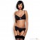 ENSEMBLE 3 PIECES NOIR GRETIA OBSESSIVE