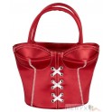 SAC A MAIN CORSET ROUGE