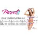 Guide tailles maillots de bain Mapalé