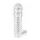 GAINE PENIS SILICONE A PICOTS TRANSLUCITE